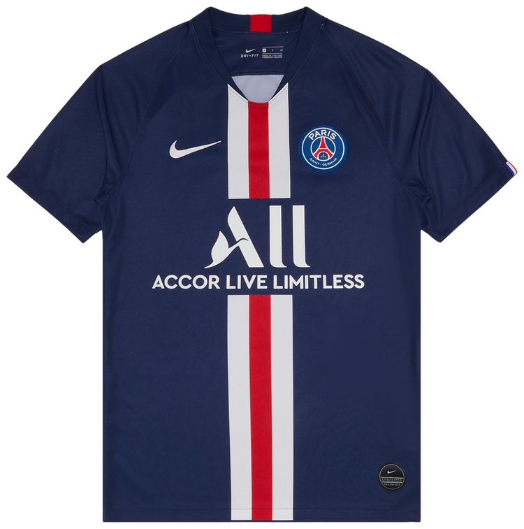 Pre Owned Paris Saint Germain Neymar Jr 10 Home Stadium Jersey Navy