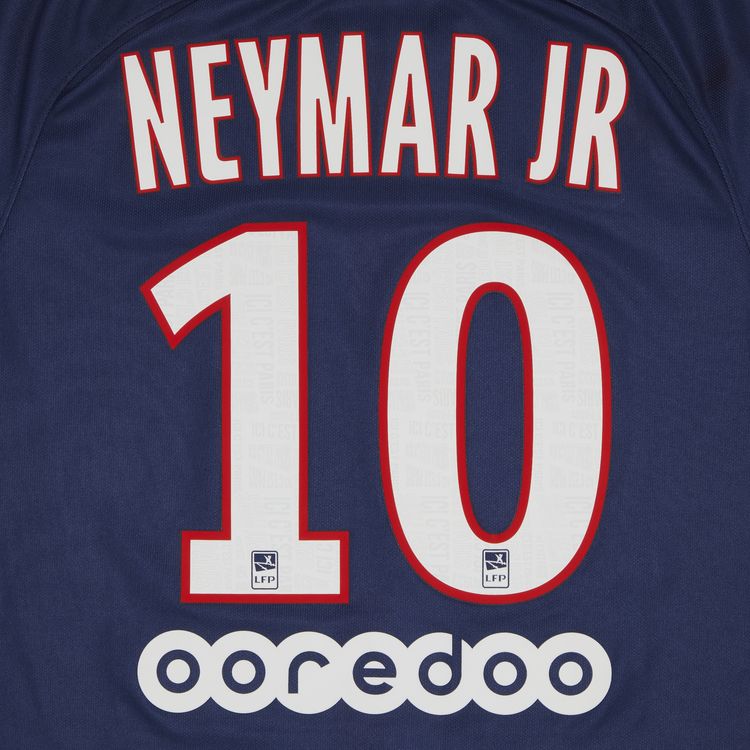Pre Owned Paris Saint Germain Neymar Jr 10 Home Stadium Jersey Navy