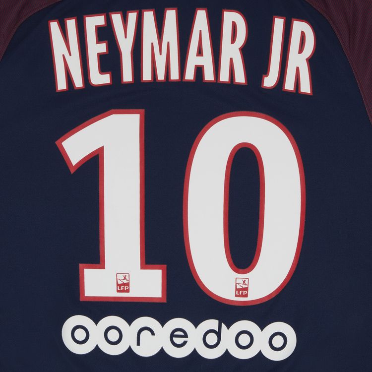 Pre Owned Paris Saint Germain Neymar Jr 10 Home Stadium Jersey NavyBurgundy