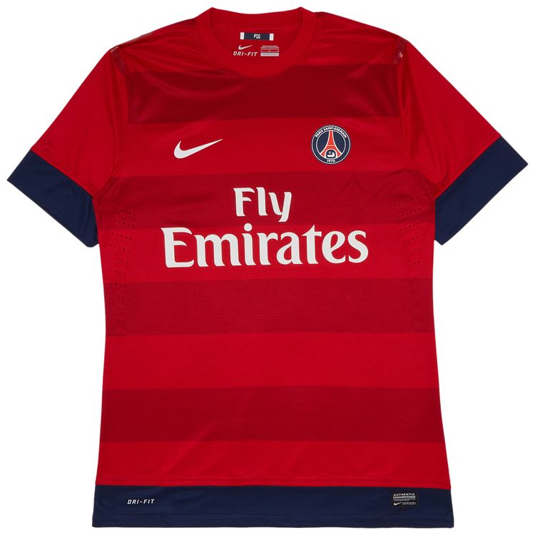 Vintage Paris Saint Germain Stock Pro Away Jersey Red