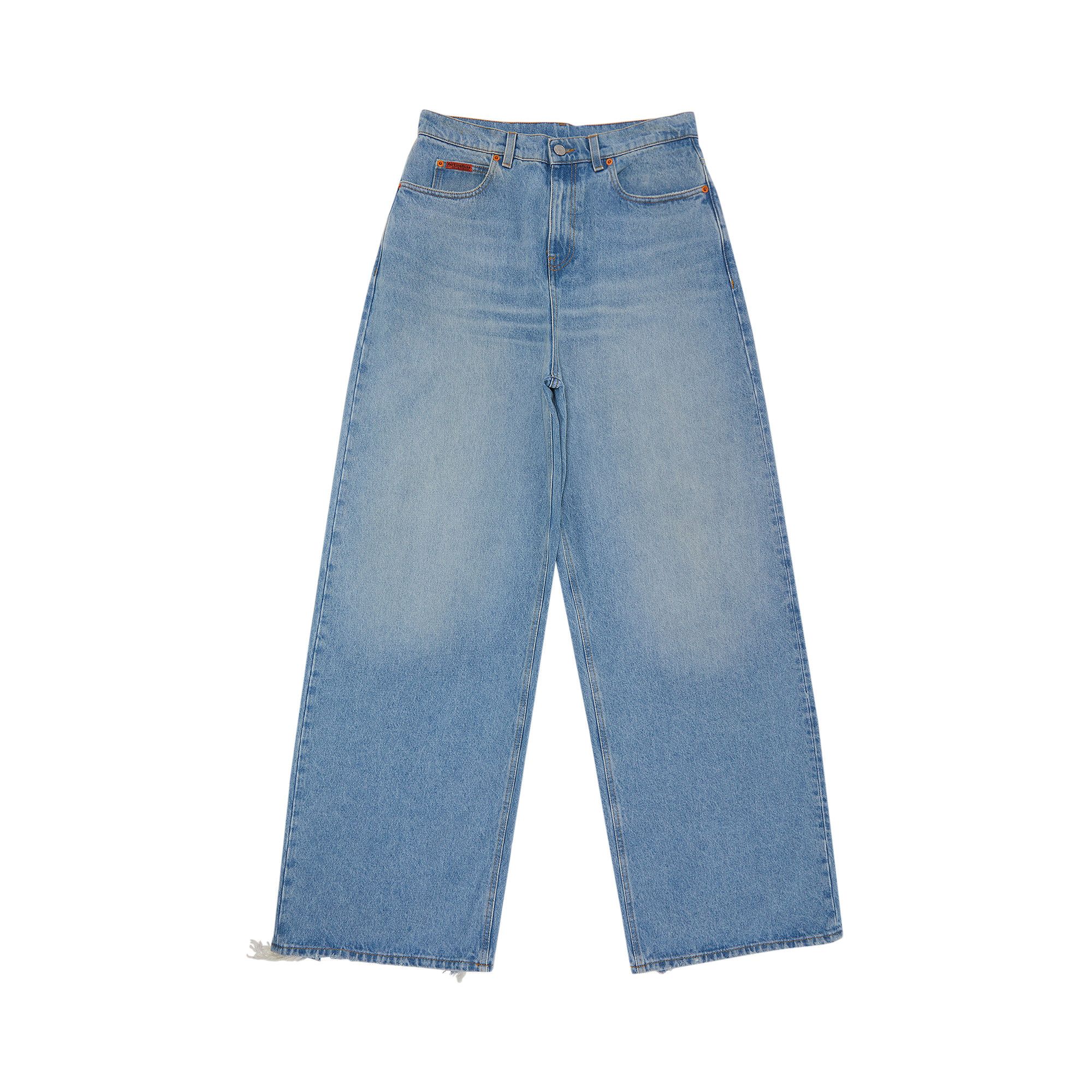 パンツ Martine rose wide leg jean BLK XS Black Martine Rose Wide Leg Jeans | SVD