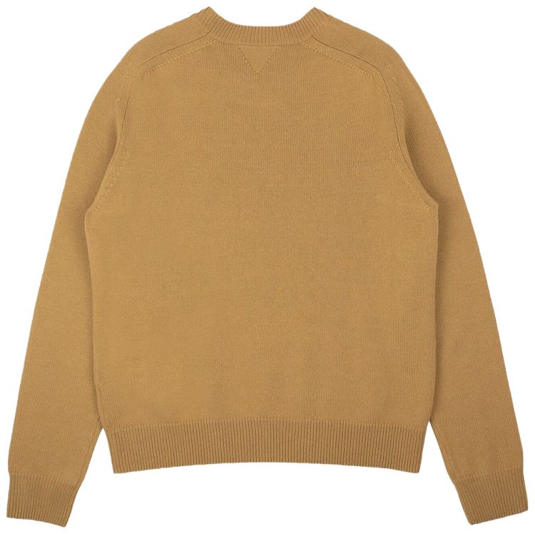 Bottega Veneta Wool Crewneck Pullover Sweater Beige