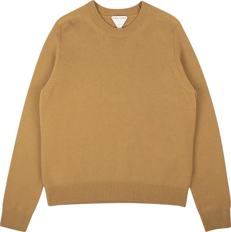 Bottega Veneta Wool Crewneck Pullover Sweater 'Beige'