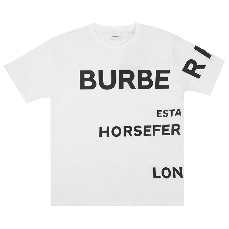 Burberry Logo T Shirt White