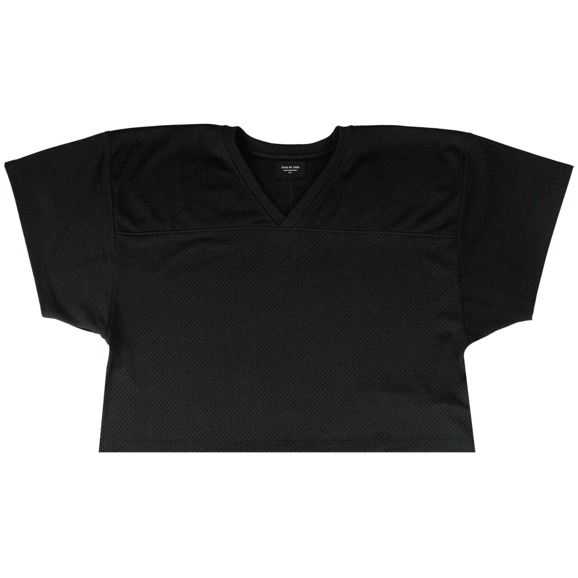 上等な Buy Fear 'Black Jersey Football Short-Sleeve Mesh God of トップス