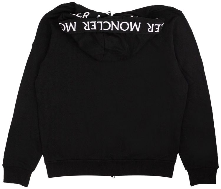 Moncler Logo Hoodie Black