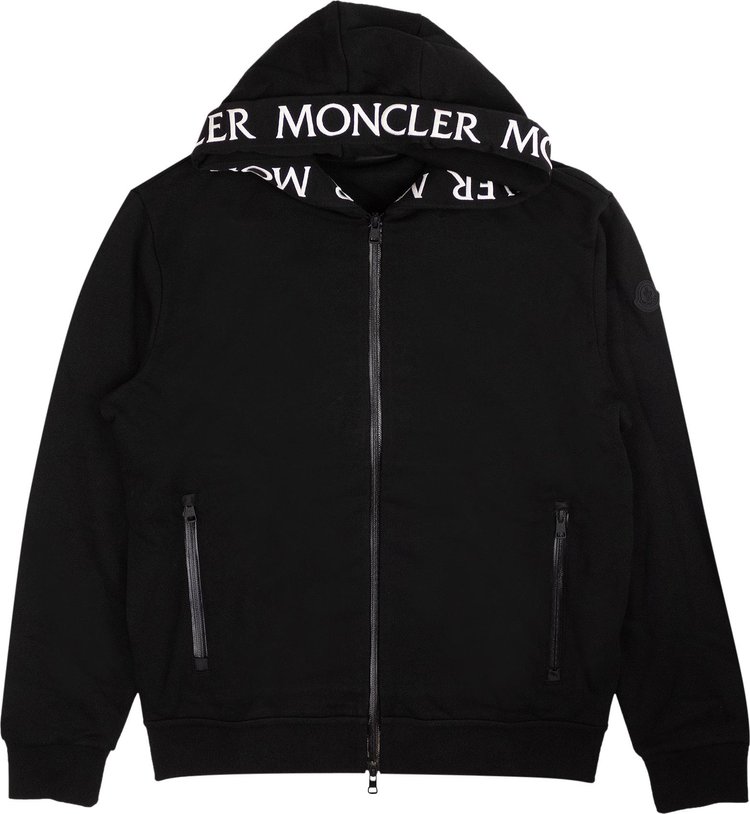 Moncler Logo Hoodie 'Black'