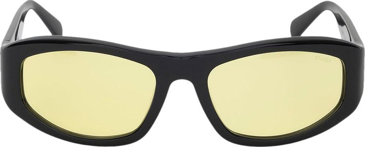 Stussy Landon Sunglasses BlackYellow