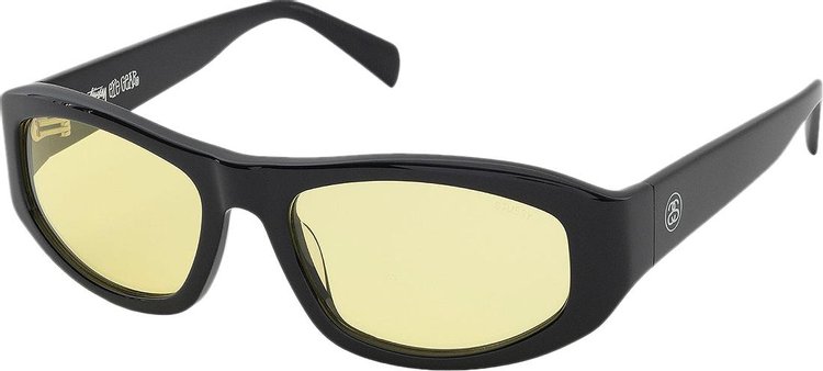 Stussy Landon Sunglasses BlackYellow