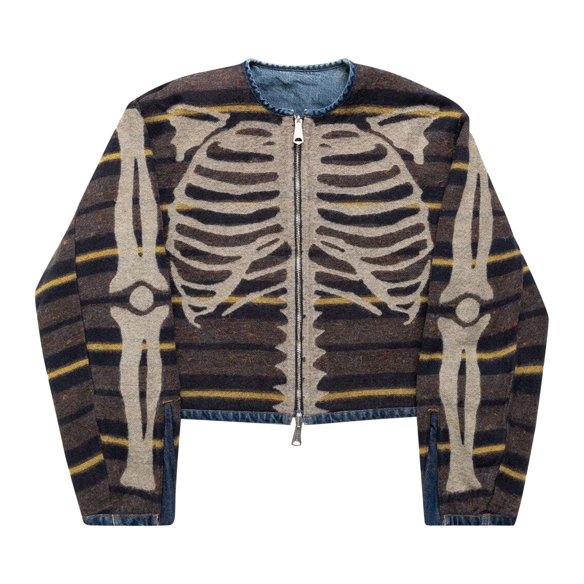 Buy Kapital Bone Lining Reversible Motocross Jacket 'Blue
