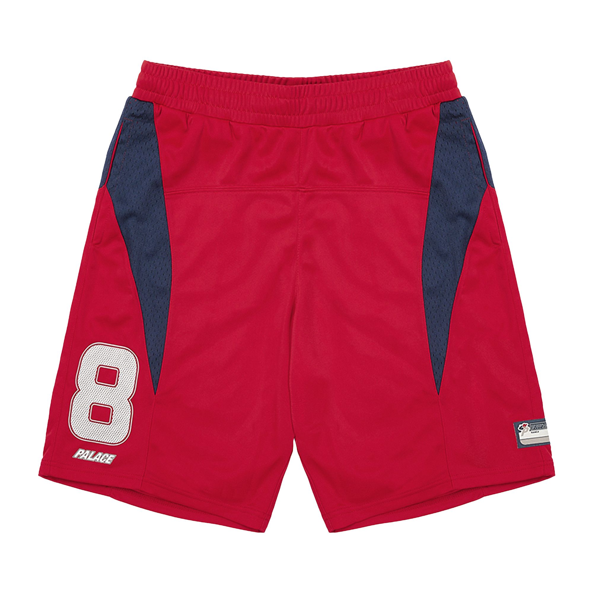 Buy Palace Mesh Team Short 'Red' - P26ST003 | GOAT