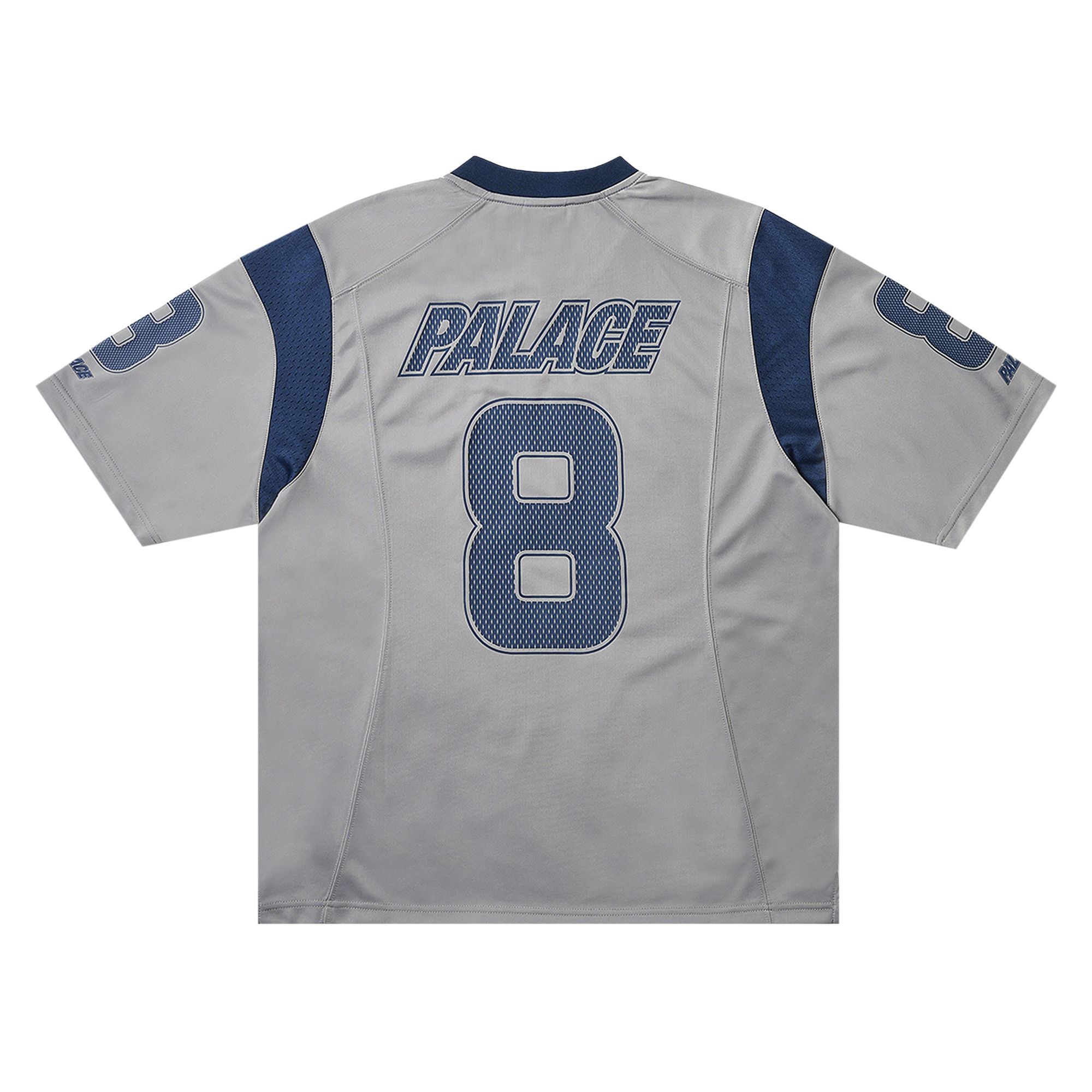 Buy Palace Mesh Team Jersey 'Grey' - P26ES020 | GOAT