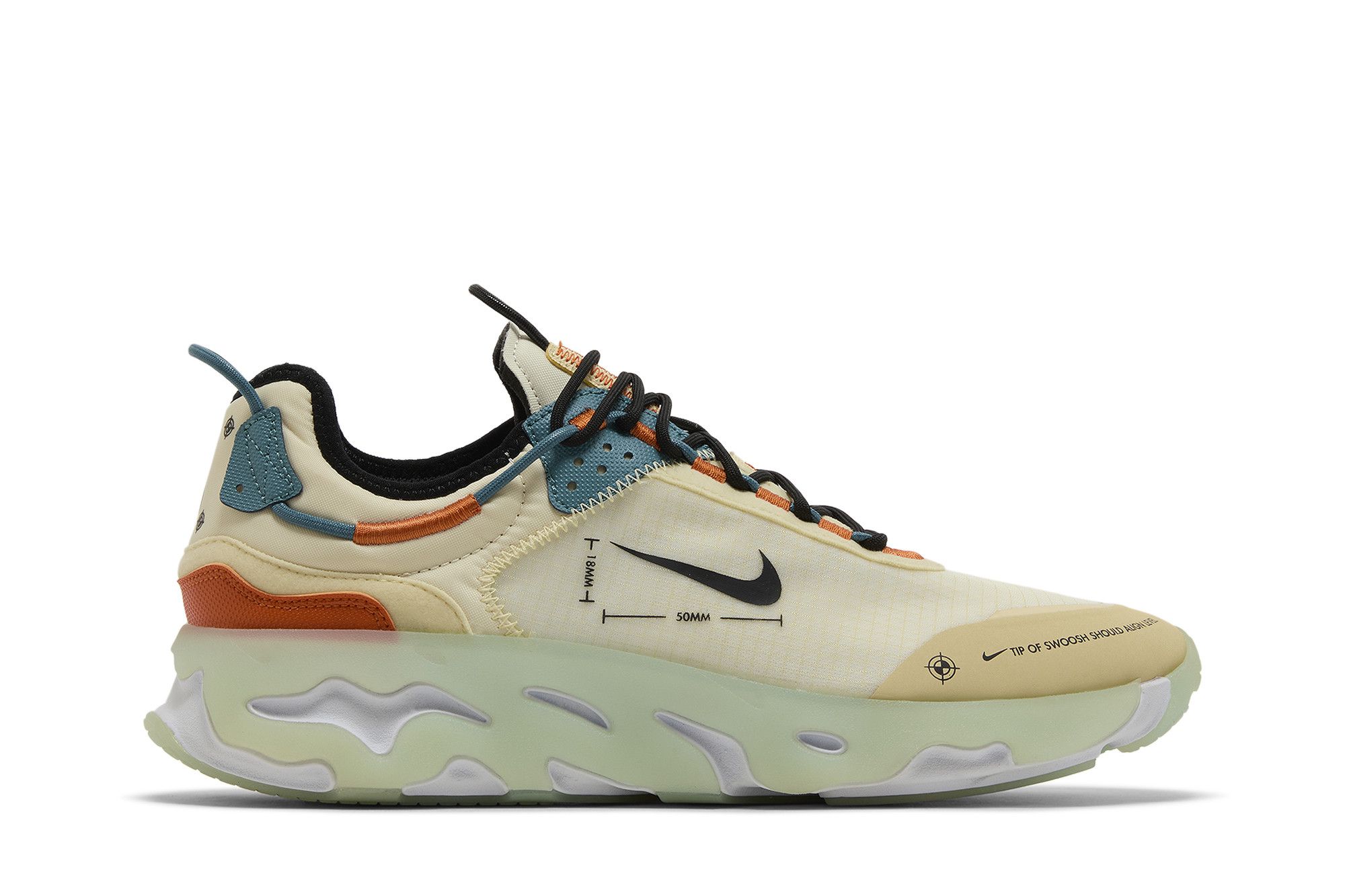 Off white react clearance