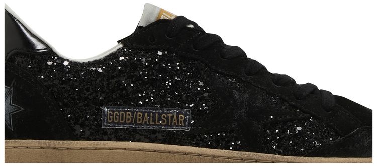 Golden Goose Wmns Ball Star Black Glitter