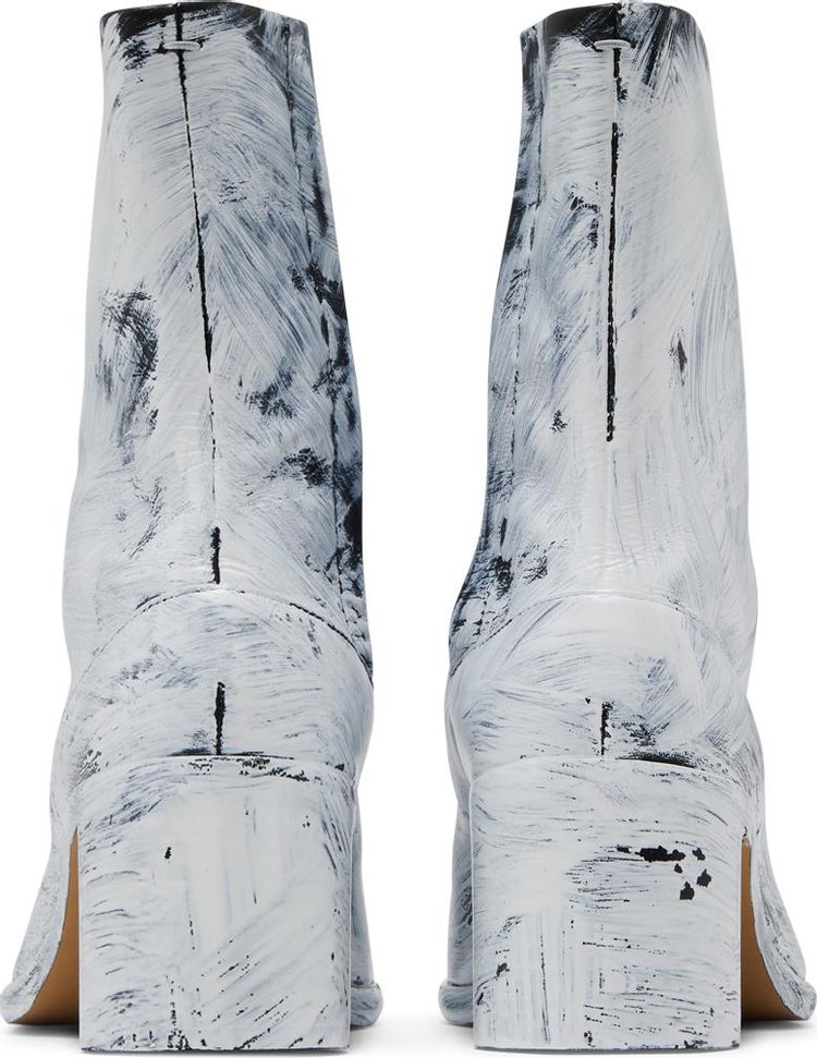 Maison Margiela Tabi Ankle Boot Painted   White