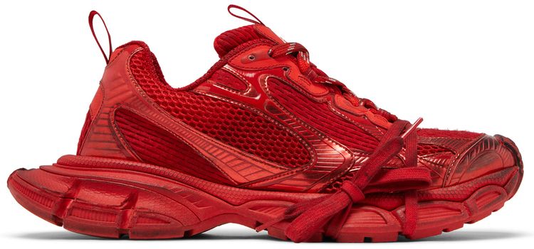 Balenciaga 3XL Sneaker Worn Out   Red