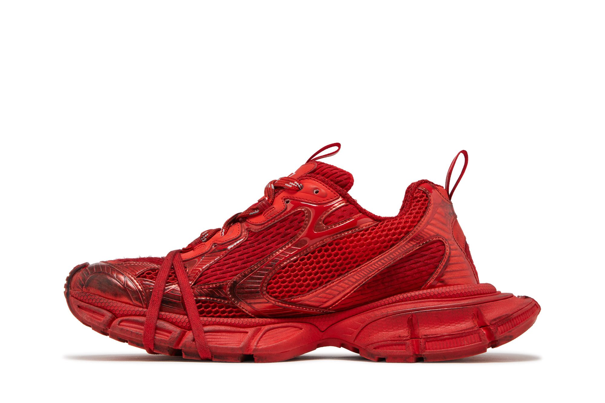 Buy Balenciaga 3XL Sneaker 'Worn-Out - Red' - 734734 W3XL1