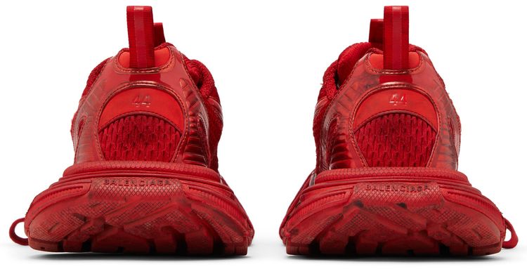 Balenciaga 3XL Sneaker Worn Out   Red