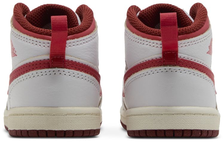 Air Jordan 1 Mid SE TD White Dune Red