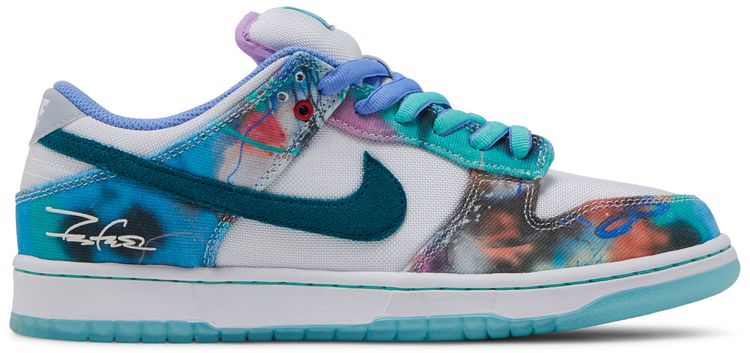 Futura Laboratories x Dunk Low SB Bleached Aqua