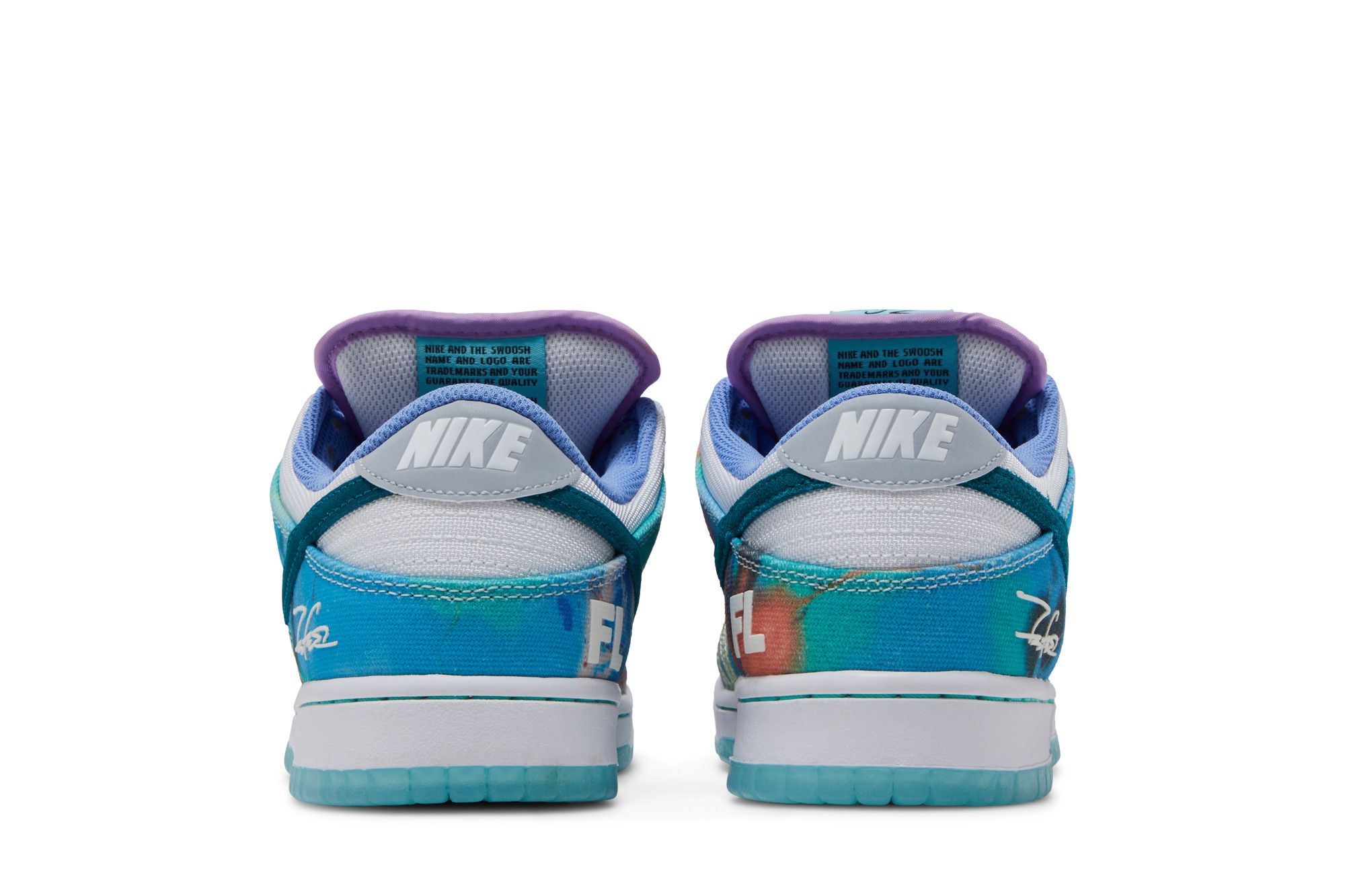 NIKE SB DUNK LOW x FUTURA LABORATORIES 'White and Geode Teal