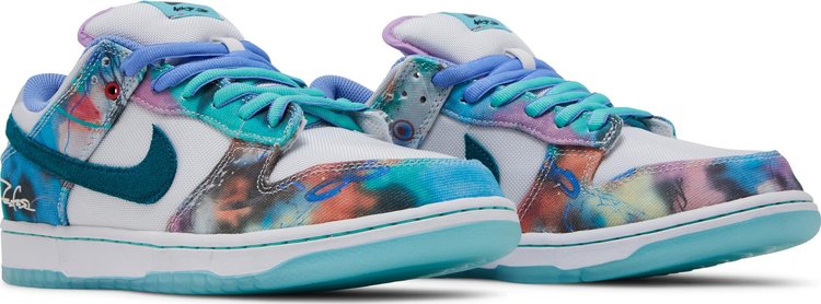 Futura Laboratories x Dunk Low SB Bleached Aqua