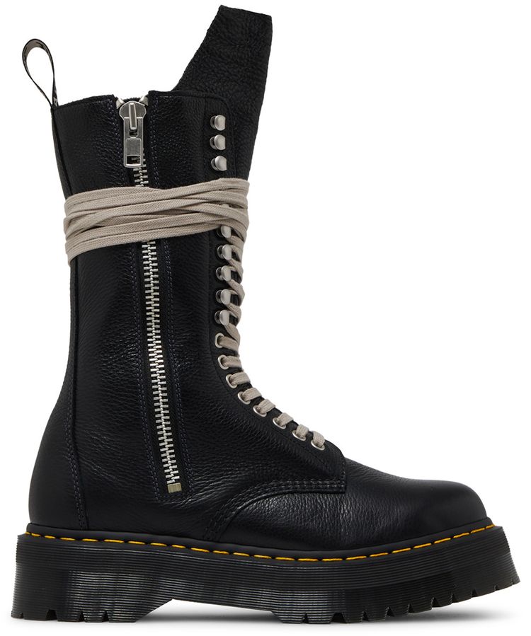 Dr Martens x Rick Owens Wmns 1918 DMXL Calf Length Boot Black