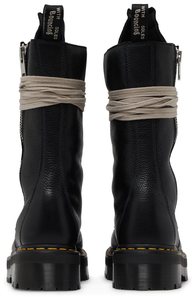 Dr Martens x Rick Owens Wmns 1918 DMXL Calf Length Boot Black