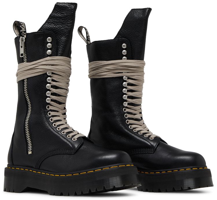 Dr Martens x Rick Owens Wmns 1918 DMXL Calf Length Boot Black