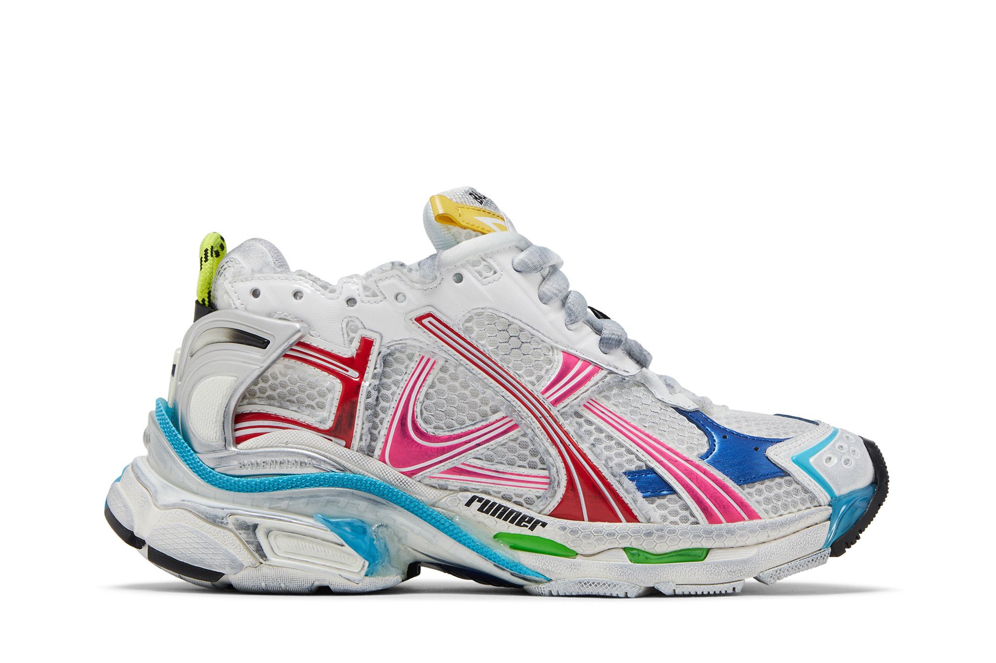Buy Balenciaga Wmns Runner Sneaker 'Worn-Out - White Multi