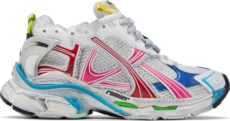 Balenciaga Wmns Runner Sneaker 'Worn-Out - White Multi-Color'