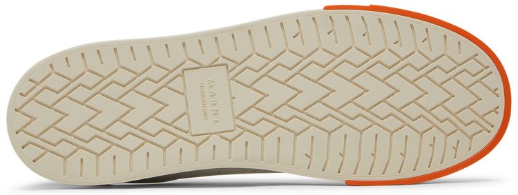 Marni Dada Bumper Sneaker Lily White Orange