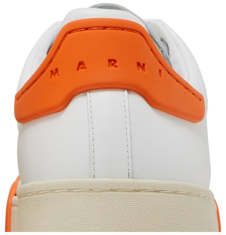 Marni Dada Bumper Sneaker Lily White Orange