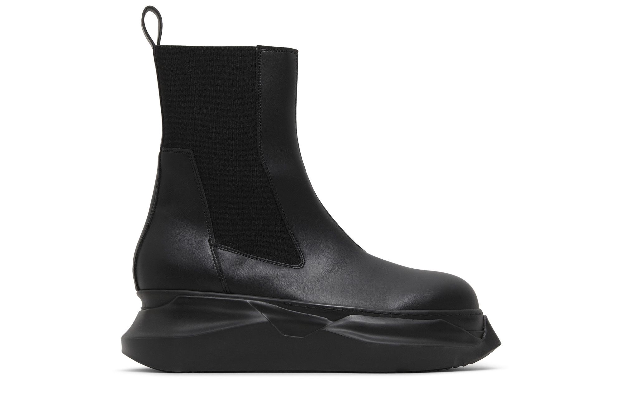 Buy Rick Owens DRKSHDW Strobe Fabrics Beatle Abstract Boots 'Black