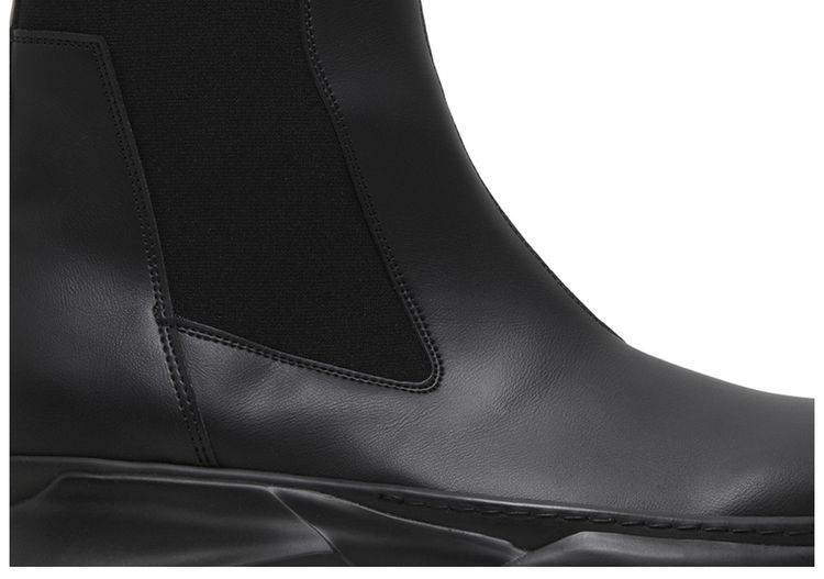 Rick Owens DRKSHDW Strobe Fabrics Beatle Abstract Boots Black