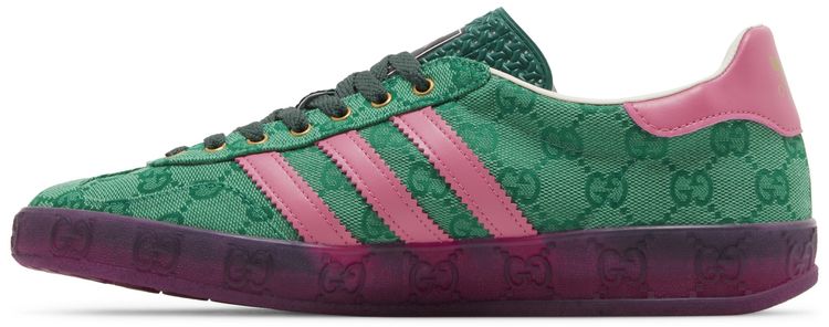 Gucci x adidas Wmns Gazelle Green GG Monogram