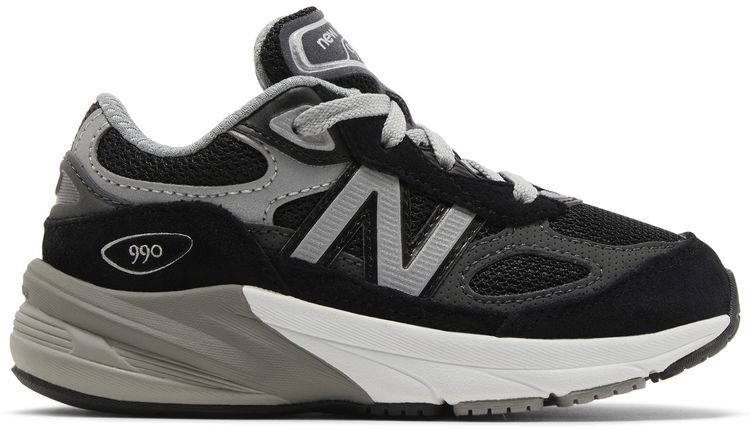 New Balance 990v6 Toddler Black Silver