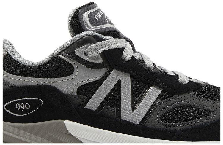 New Balance 990v6 Toddler Black Silver