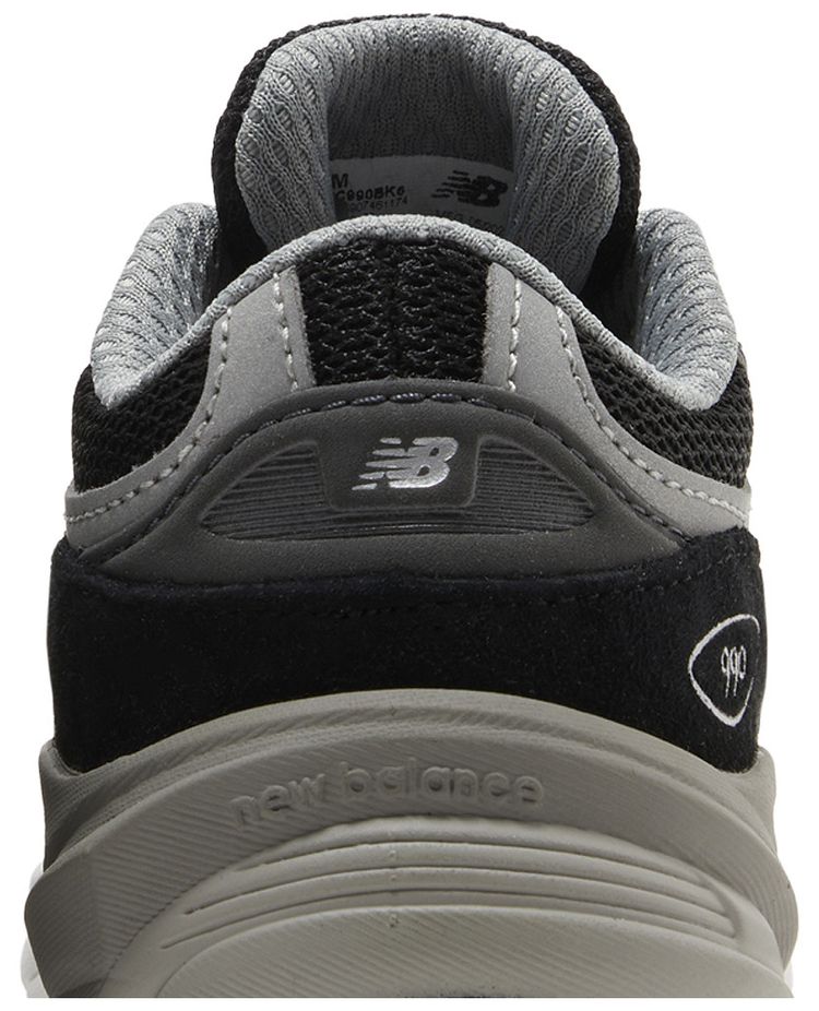 New Balance 990v6 Toddler Black Silver