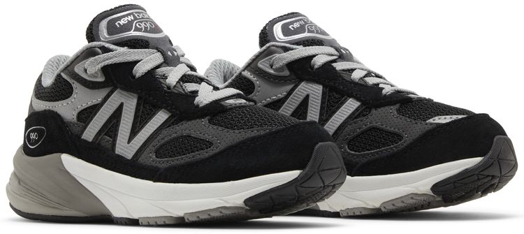 New Balance 990v6 Toddler Black Silver