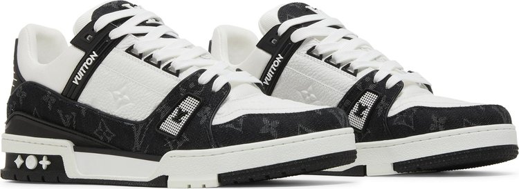 Louis Vuitton Trainer Black Monogram Denim