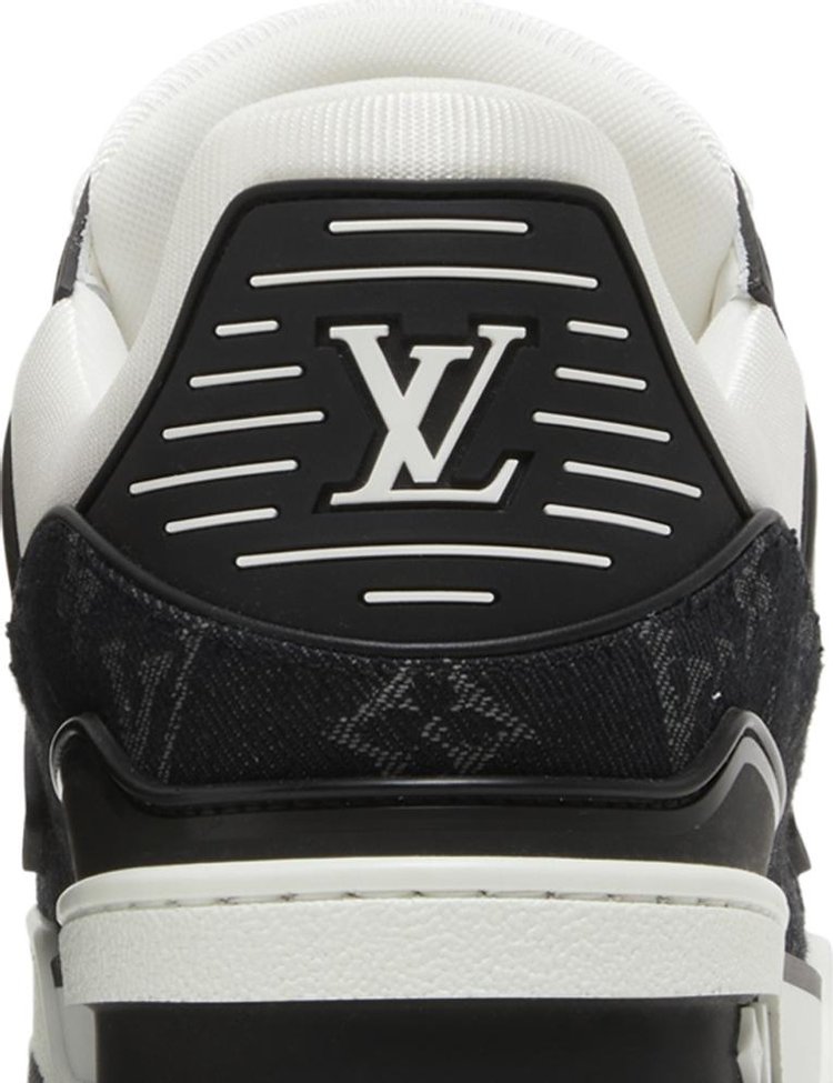 Louis Vuitton Trainer Black Monogram Denim