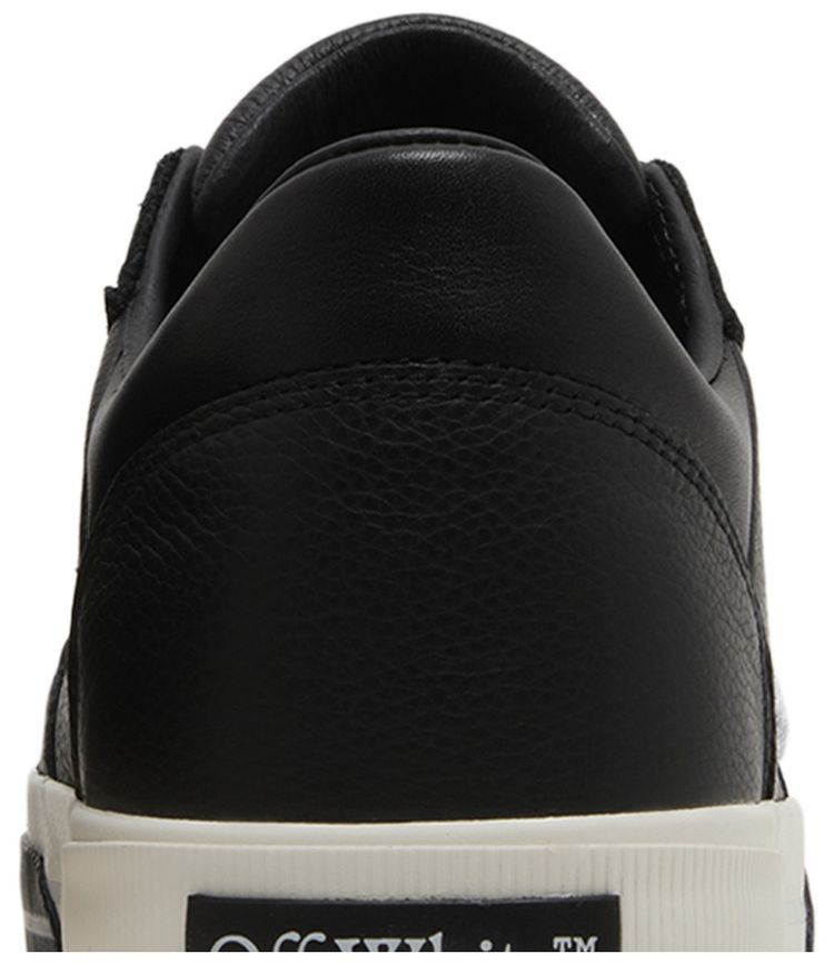 Off White New Low Vulcanized Black White