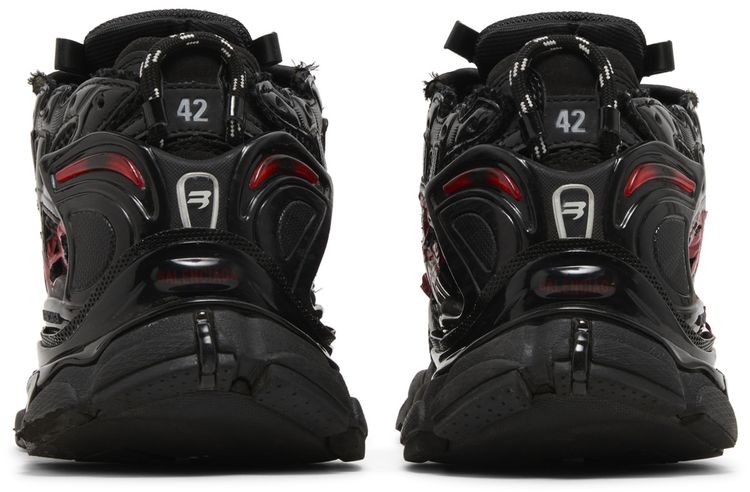 Balenciaga Runner Sneaker Graffiti   Black Red