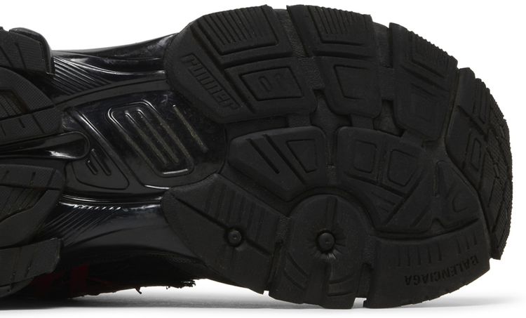 Balenciaga Runner Sneaker Graffiti   Black Red