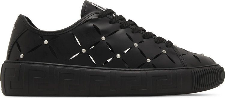 Versace Greca Sneaker 'Cut-Out Stud - Black'