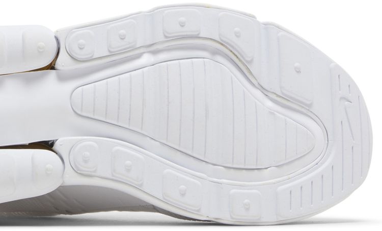 Nike Air Max 270 GS Multi Swoosh   White University Gold