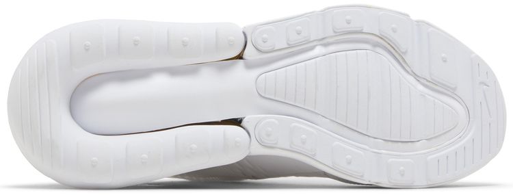 Nike Air Max 270 GS Multi Swoosh   White University Gold