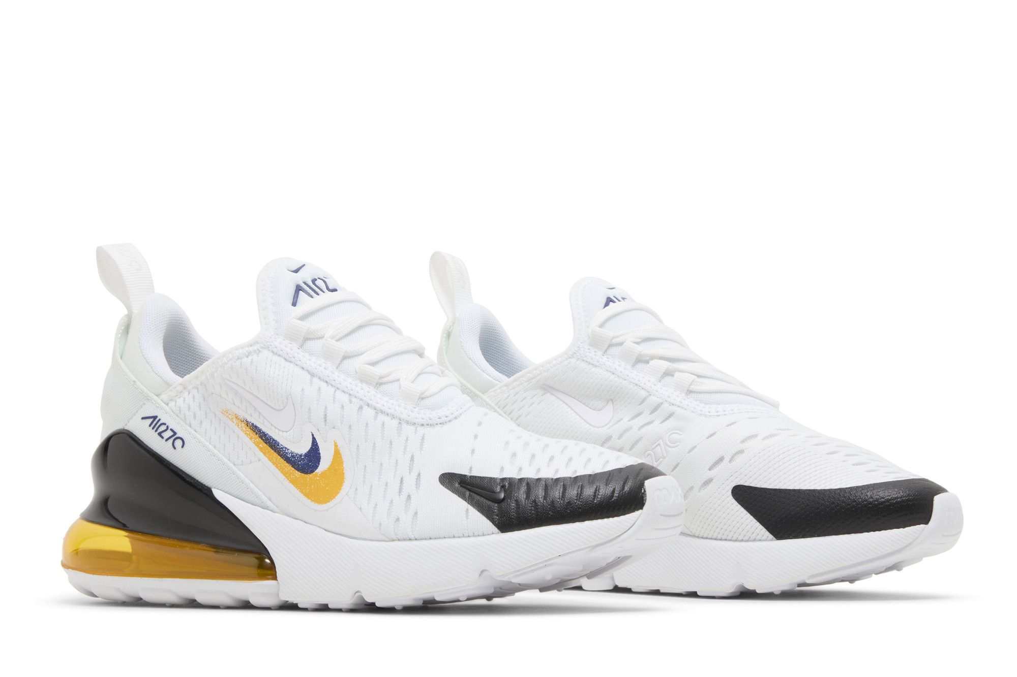 Buy Air Max 270 GS Multi Swoosh White University Gold FJ4590 100 GOAT