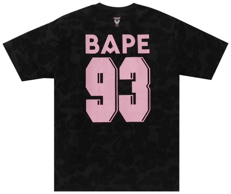 BAPE x Inter Miami CF Camo Tee Black
